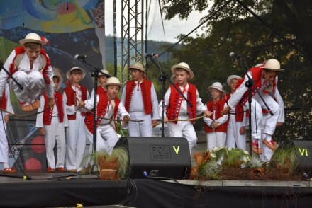 Mała scena Tygodnia Kultury Beskidzkiej w Wiśle
